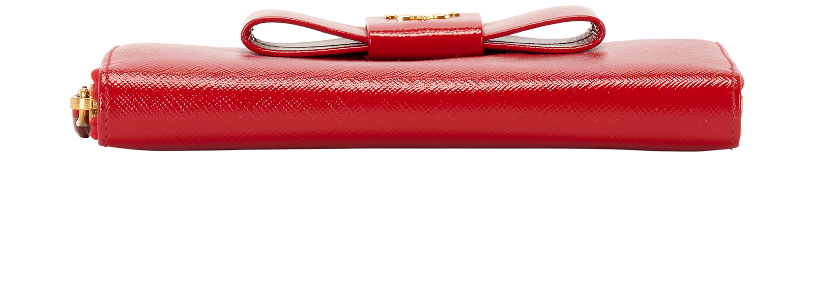 Prada Bow Wallet, &pound;295, Accessories, Red, Leather, Top view